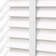 ColorizedPLA Tampa Alpine White & Igloo Faux Wood Blind - 50mm Slat 3215
