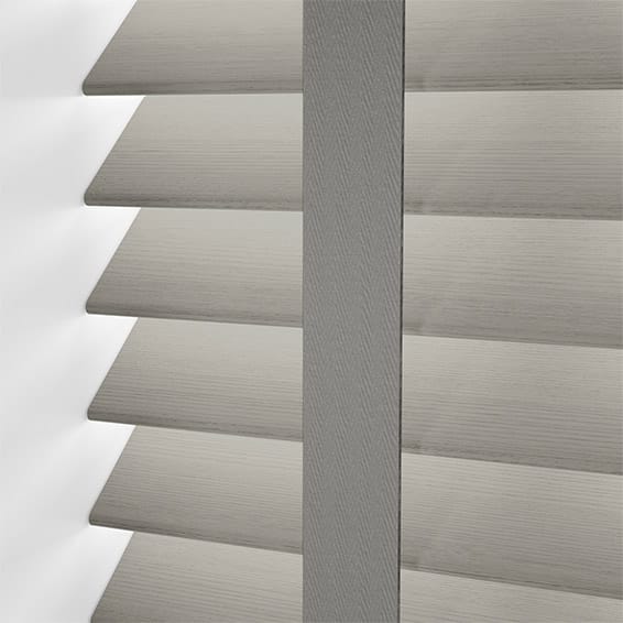 ColorizedPLA Tampa Tonal Grey & Tin Faux Wood Blind - 50mm Slat 3217