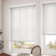 ColorizedZoom Tampa Alpine White & Igloo Faux Wood Blind - 50mm Slat 3215