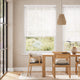 Colorized Atlanta Icy White & Igloo Faux Wood Blind - 50mm Slat 3222
