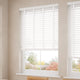 ColorizedZoom Atlanta Icy White & Igloo Faux Wood Blind - 50mm Slat 3222