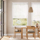 Colorized Atlanta Icy White & Igloo Faux Wood Blind - 50mm Slat 3222