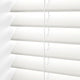ColorizedPLA Atlanta Icy White Faux Wood Blind - 50mm Slat 3228