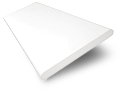 ColorizedSwatch Atlanta Icy White Faux Wood Blind - 50mm Slat sample image 3228