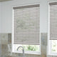 ColorizedZoom Atlanta Warm Grey Faux Wood Blind - 50mm Slat 3229