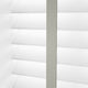 ColorizedPLA Brightest White and Elephant Grey Wooden Blind - 50mm Slat 3255