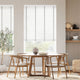 Colorized Brightest White and Elephant Grey Wooden Blind - 50mm Slat 3255
