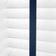 ColorizedPLA Brightest White and Denim Wooden Blind - 50mm Slat 3254