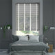 Colorized Husky Grey & White Chantilly Wooden Blind - 50mm Slat 3263