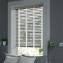 ColorizedZoom Husky Grey & White Chantilly Wooden Blind - 50mm Slat 3263