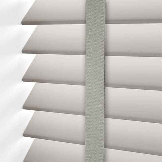 ColorizedPLA Pale Grey & Elephant Grey Wooden Blind - 50mm Slat 3264