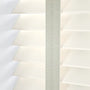 ColorizedPLA Vintage White & Sage Wooden Blind - 50mm Slat 3270