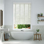 Colorized Vintage White & Sage Wooden Blind - 50mm Slat 3270