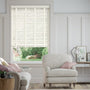 Colorized Vintage White & Soft Cotton Wooden Blind - 50mm Slat 3271