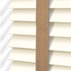 ColorizedPLA Buttermilk & Camel Faux Wood Blind - 50mm Slat 3275