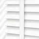 ColorizedPLA Alto White & Tundra Faux Wood Blind - 50mm Slat 3272