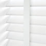 ColorizedPLA Frost White & Tundra Faux Wood Blind - 50mm Slat 3281