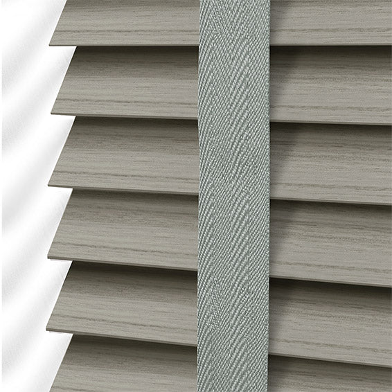 ColorizedPLA Smokey Ash & Smoke Faux Wood Blind - 50mm Slat 3290