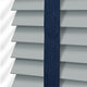 ColorizedPLA Urban Grey & Oxford Blue Faux Wood Blind - 50mm Slat 3292