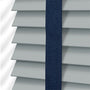 ColorizedPLA Urban Grey & Oxford Blue Faux Wood Blind - 50mm Slat 3292
