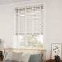 ColorizedZoom Birch Bark & Chalk Faux Wood Blind - 50mm Slat 3273