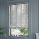 ColorizedZoom Ash Grey Grain & Smoke Faux Wood Blind - 50mm Slat 3297