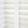 ColorizedPLA Chalk White Grain & Chalk Faux Wood Blind - 50mm Slat 3298
