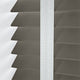 ColorizedPLA Cobblestone Grey & Chalk Faux Wood Blind - 50mm Slat 3300
