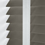 ColorizedPLA Cobblestone Grey & Chalk Faux Wood Blind - 50mm Slat 3300