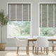 Colorized Cobblestone Grey & Chalk Faux Wood Blind - 50mm Slat 3300