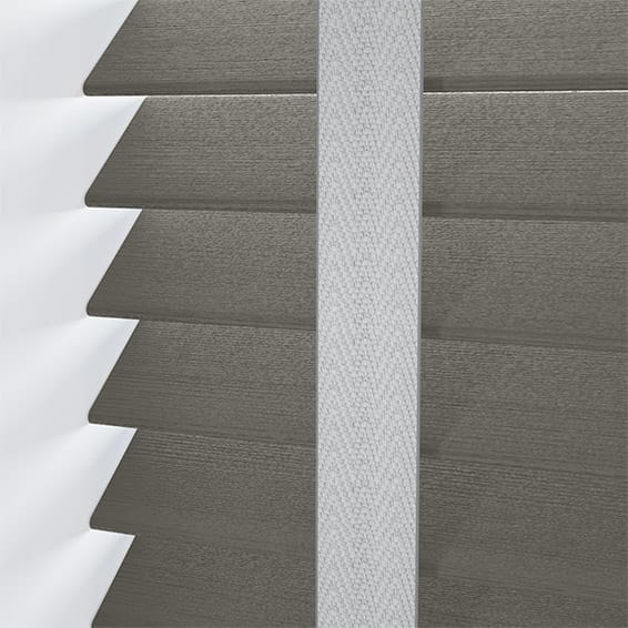 ColorizedPLA Graphite Grain & Tundra Faux Wood Blind - 50mm Slat 3302