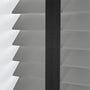 ColorizedPLA Harbour Grey & Jet Faux Wood Blind - 50mm Slat 3305