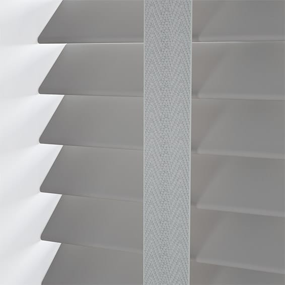 ColorizedPLA Harbour Grey & Smoke Faux Wood Blind - 50mm Slat 3306