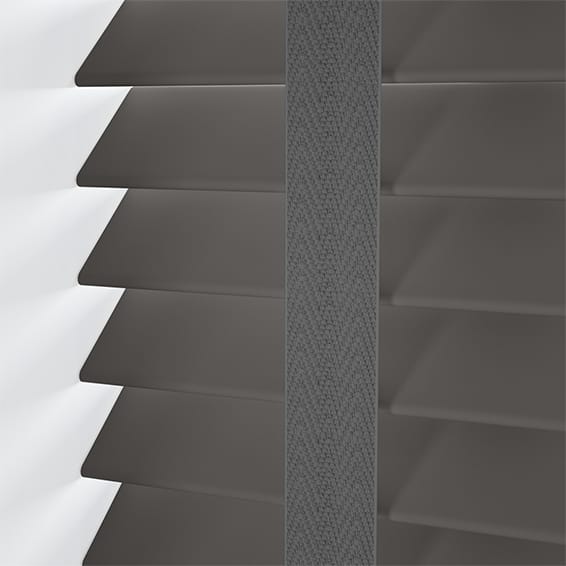 ColorizedPLA Steeple Grey & Anthracite Faux Wood Blind - 50mm Slat 3309