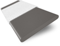 ColorizedSwatch Steeple Grey & Chalk Faux Wood Blind - 50mm Slat sample image 3310