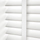 ColorizedPLA Fine White & Glacier Faux Wood Blind - 50mm Slat 9477