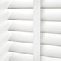 ColorizedPLA Fine White & Glacier Faux Wood Blind - 50mm Slat 9477