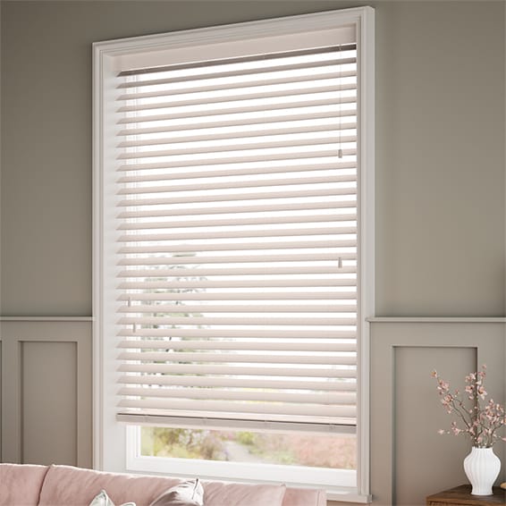 ColorizedZoom Freshwater Pearl Wooden Blind - 50mm Slat 3319