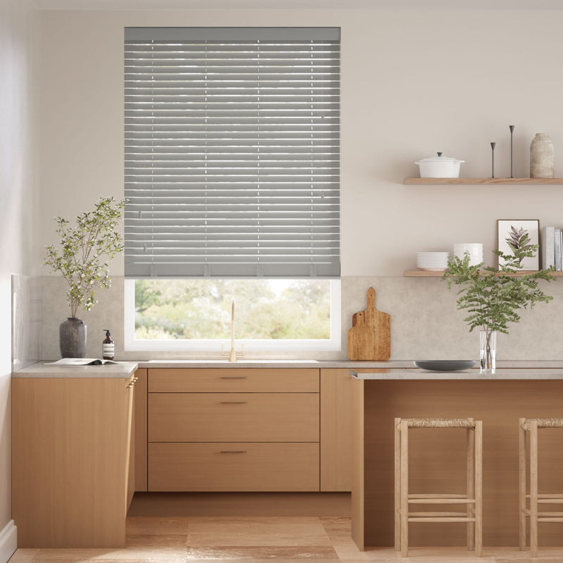 Colorized Morel Wooden Blind - 50mm Slat 3329