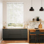 Colorized Cumulus White & Cloud Wooden Blind - 50mm Slat 3334