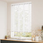 ColorizedZoom Cumulus White & Cloud Wooden Blind - 50mm Slat 3334