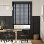 Colorized Midnight Blue & Ink Wooden Blind - 50mm Slat 3337