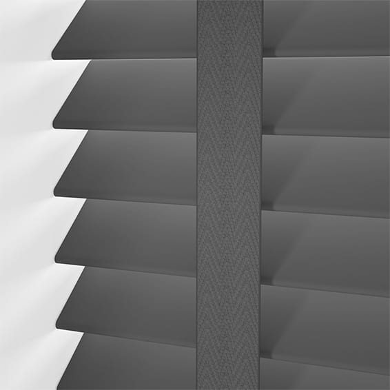 ColorizedPLA Everest Grey & Anthracite Wooden Blind- 50mm Slat 3345