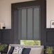ColorizedZoom Everest Grey & Anthracite Wooden Blind- 50mm Slat 3345