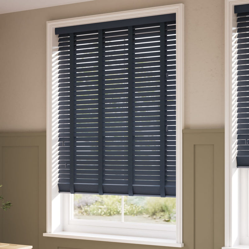 ColorizedZoom Oceana & Aegean Wooden Blind- 50mm Slat 3348