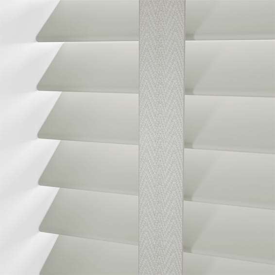 ColorizedPLA Sea Glass & Warm Grey Wooden Blind- 50mm Slat 3351