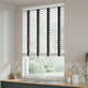 ColorizedZoom Arctic Gloss & Jet Wooden Blind - 50mm Slat 3354