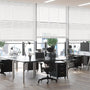 ColorizedZoom Contract Tampa Alpine White & Igloo Faux Wood Blind - 50mm Slat 3356