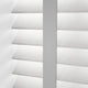 ColorizedPLA Contract Tampa Cool White & Silver Faux Wood Blind - 50mm Slat 3357
