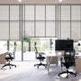 Colorized Contract Tampa Tonal Grey & Tin Faux Wood Blind - 50mm Slat 3358